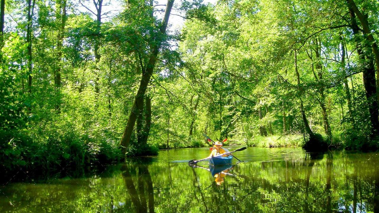 Janischs Fewo Im Spreewald, Terrasse, Grosser Garten Und Blick Inklusive Unterspreewald エクステリア 写真